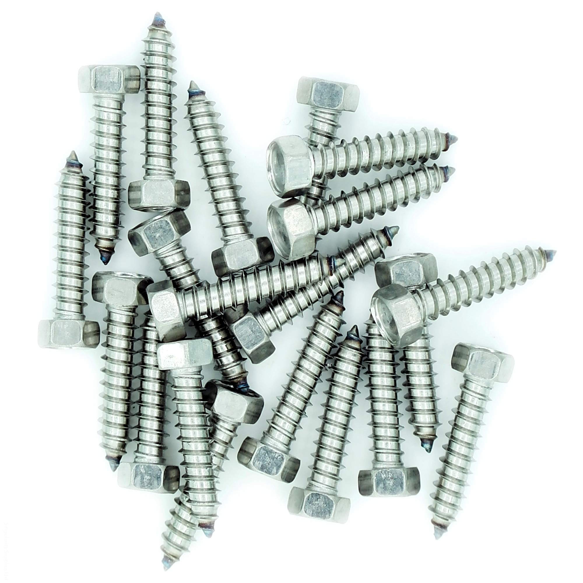 Singularity Supplies No.14 X 1.3 (6.3Mm X 32Mm) Hex Self-Tapping Screw - Stainless Steel (A2) (Pack Of 20)