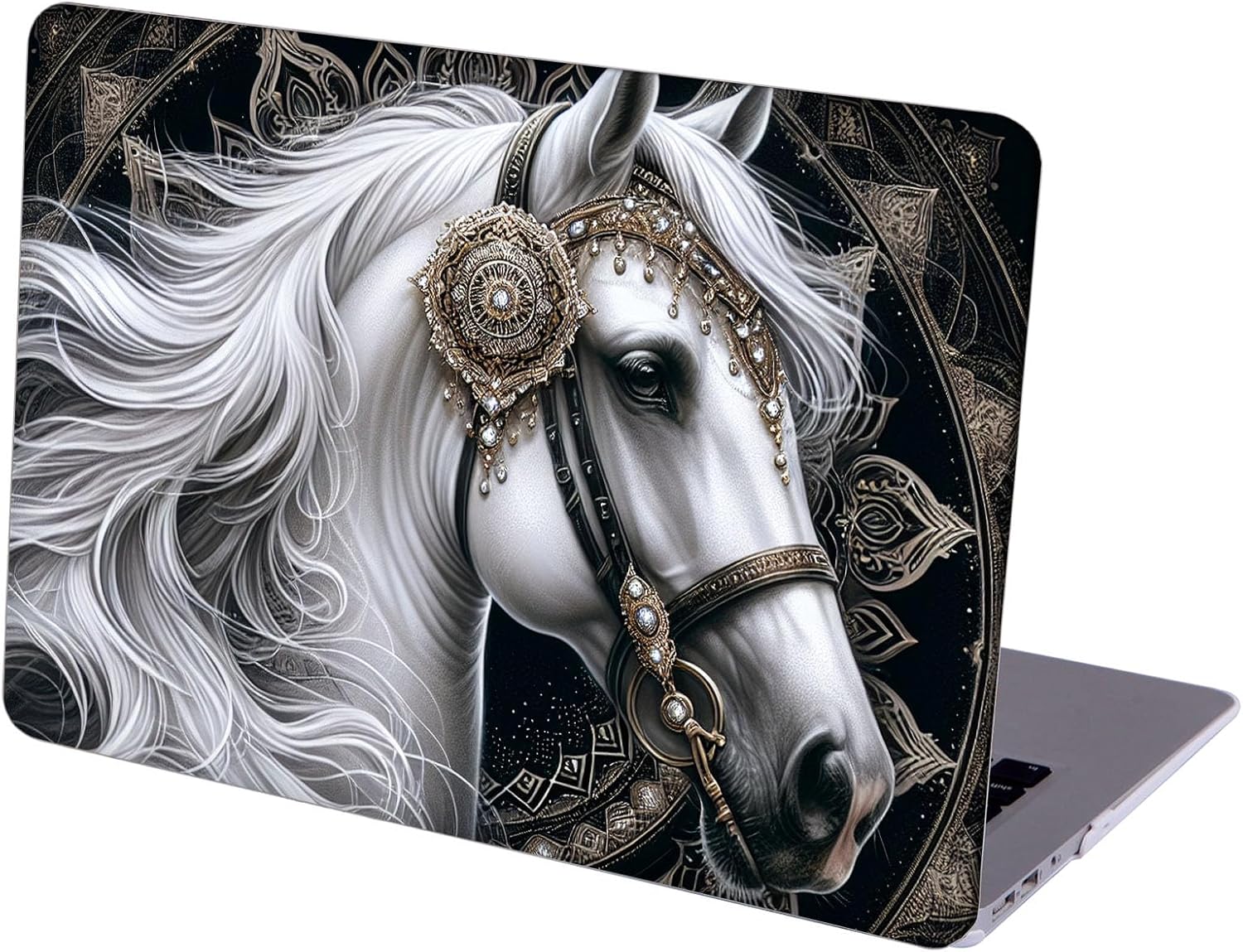 Compatible with MacBook Neo 13-inch, Hard Shell Case with Keyboard Cover and Screen Protector (A3404 A18 Pro chip, 2026 Release) - Horse MC22948