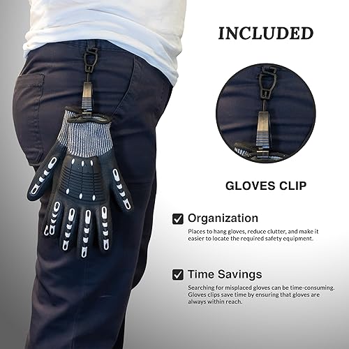 Miniatura 6 de MEVLEM Guantes de langosta totalmente recubiertos para buceo, resistentes a pinchazos y cortes, guante de pesca submarina, erizo de mar, cosecha de