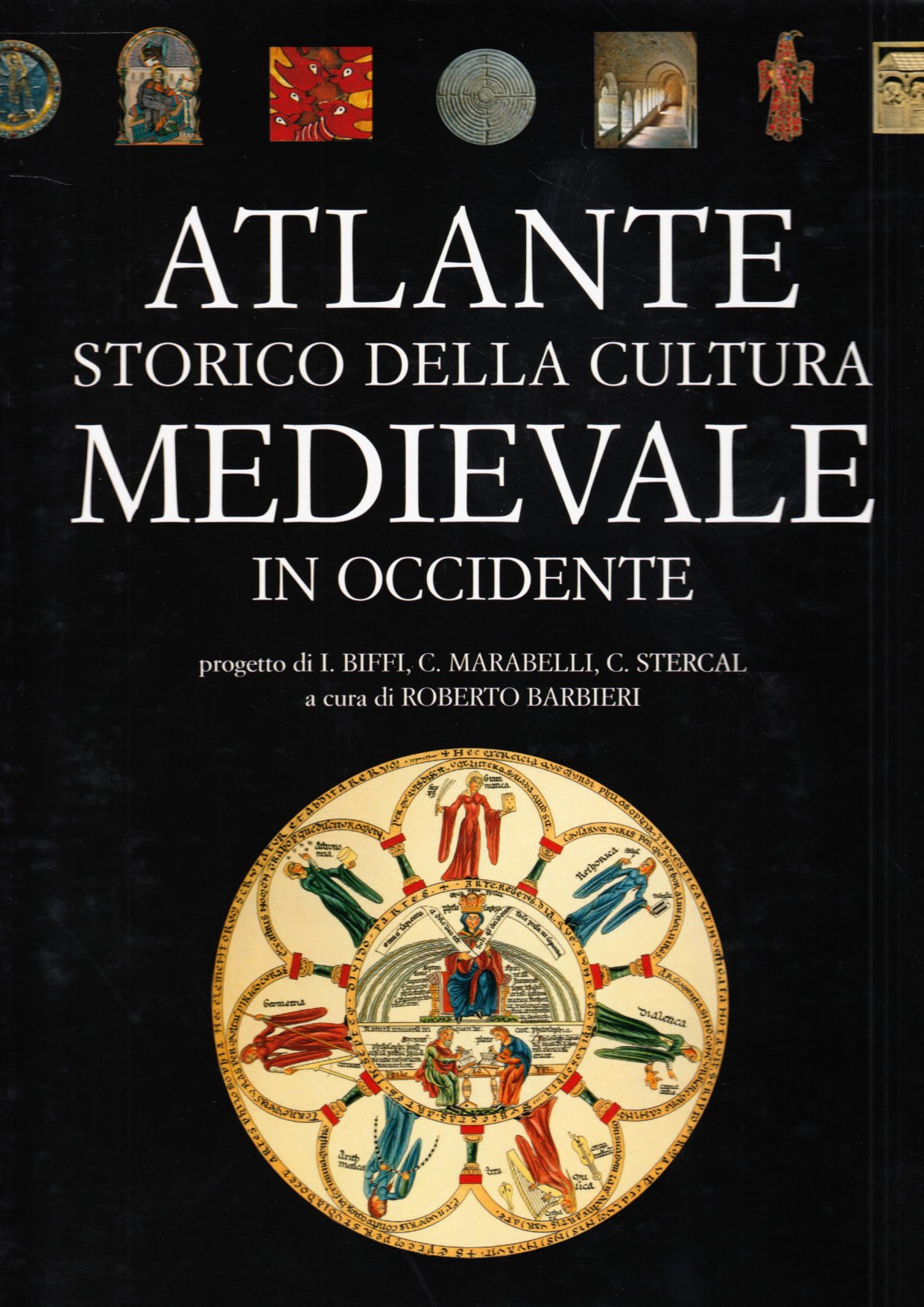 Atlante storico della cultura medievale grand atlas historique imprimé sur l'Occident