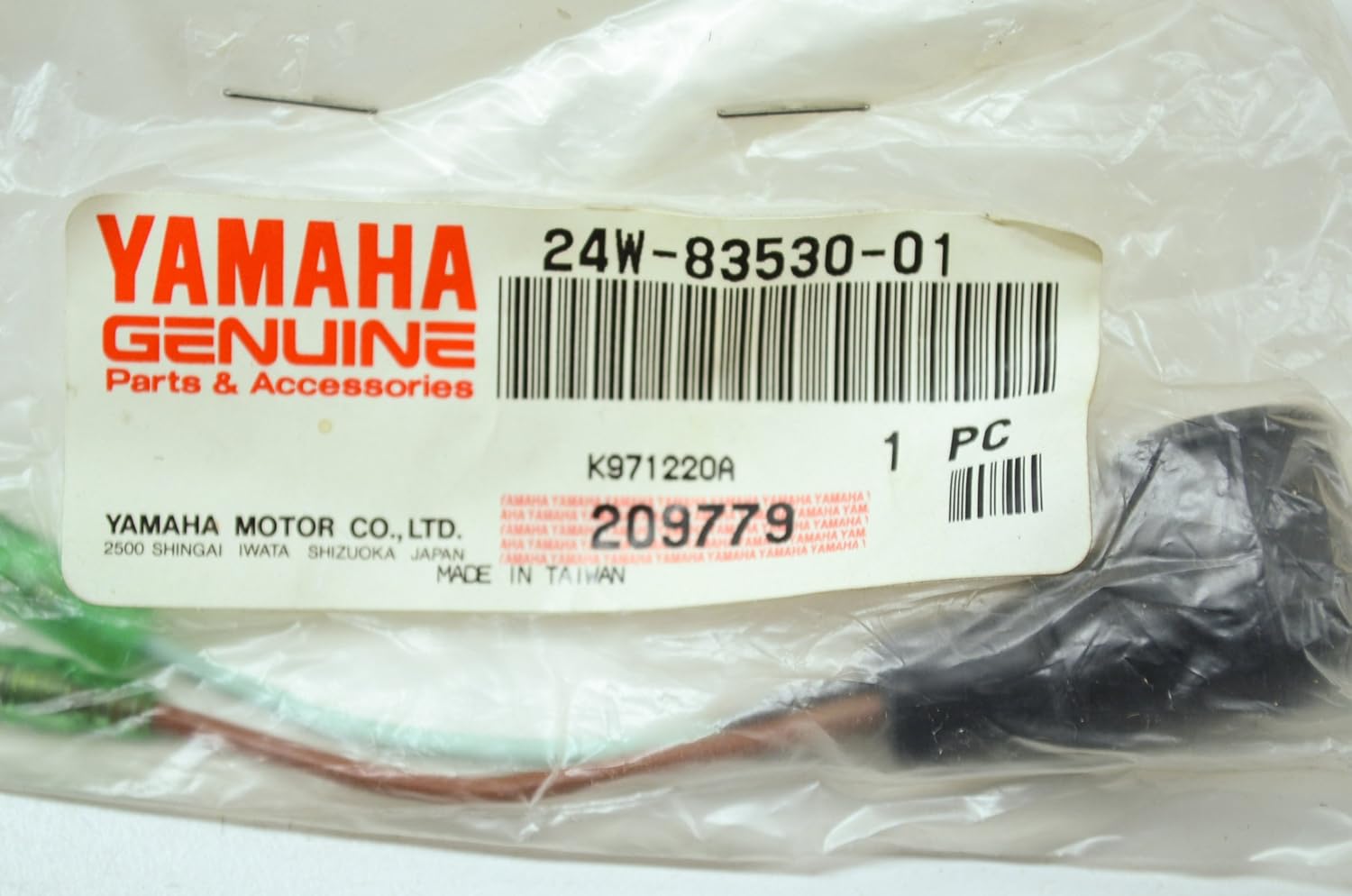 Yamaha 24W-83530-01-00 Pilot Light Assembly, Neutral; New # 24W-83530-10-00 Made by Yamaha