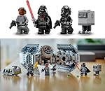 LEGO Star Wars Kit de Construction Modèle TIE Bomber, Jouet Starfighter Star Wars avec Figurine de Droid Gonk, Minifigurine de Darth Vader et Sabre Laser, Cadeau Collectible Star Wars pour Enfants de 9 Ans, 75347