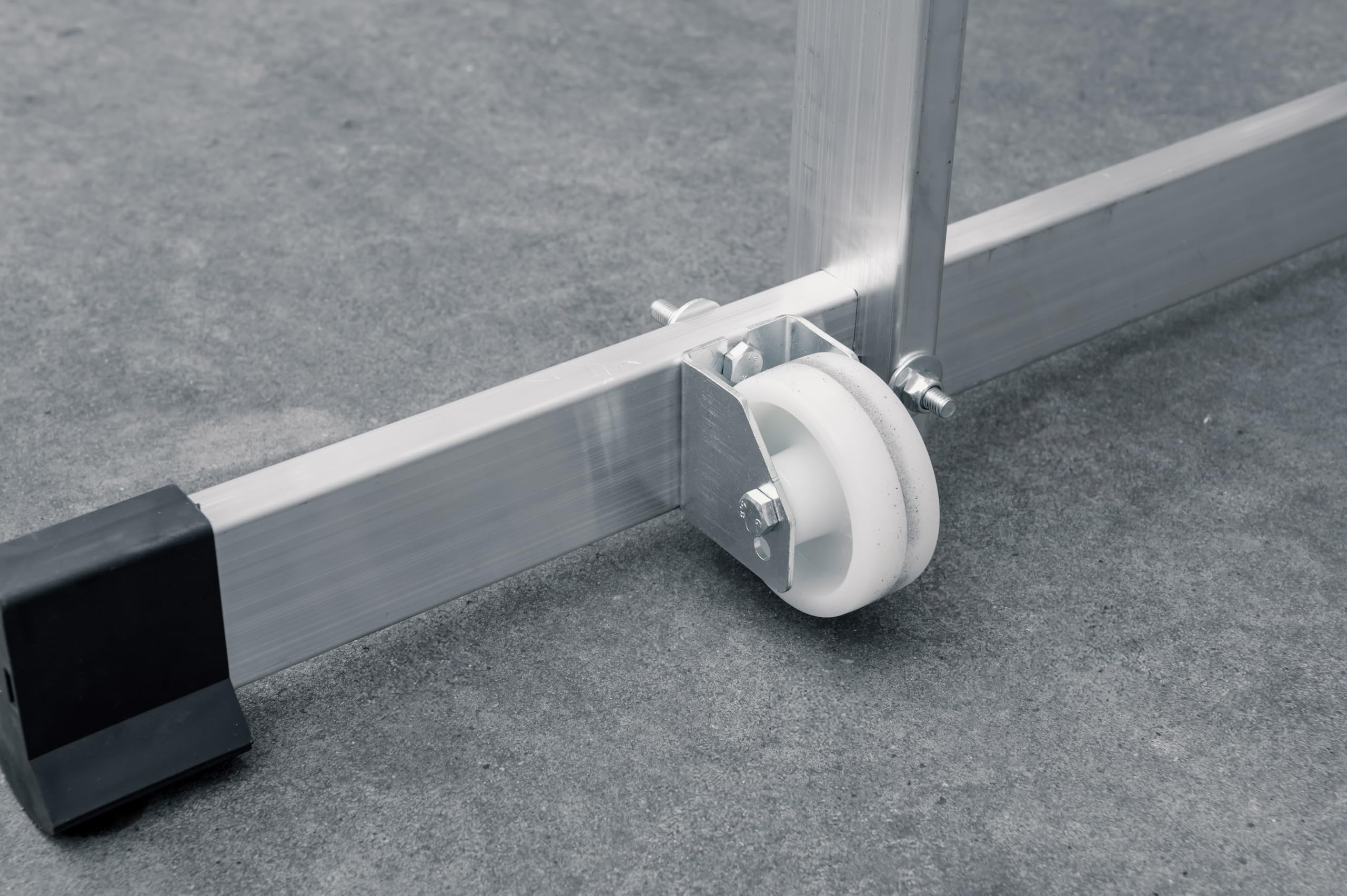 DRABEST Andamio Móvil IKAR de Aluminio – Multiusos – Fácil Montaje – EN 13 – Robusto y Duradero – Uso Versátil – Capacidad 150kg – 1,5 x 3 x 1,1 m