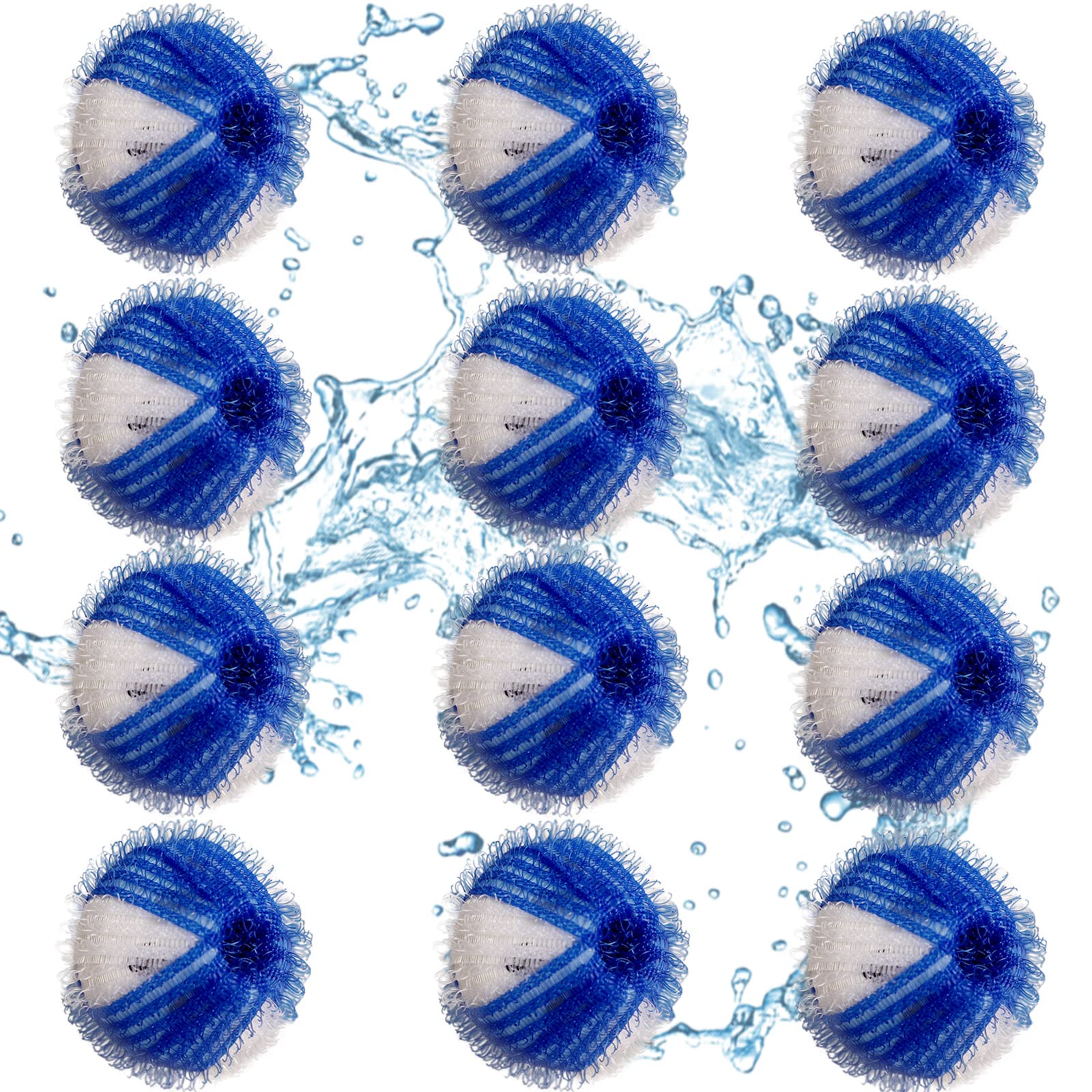 6 Boules Anti-Poils Pour Machine à Laver - Attrape Poils Chien Chat, Lavable Et Réutilisable, Enlève Poils Sur Vêtements Et Literie