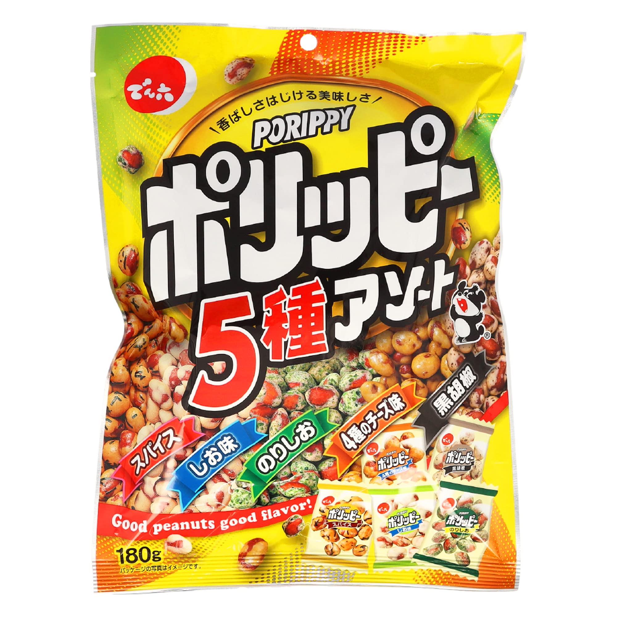 とりっぴー まとめ買い Amazon.co.jp: でん六 ポリッピーアソート 180g×12袋 : 食品・飲料・お酒