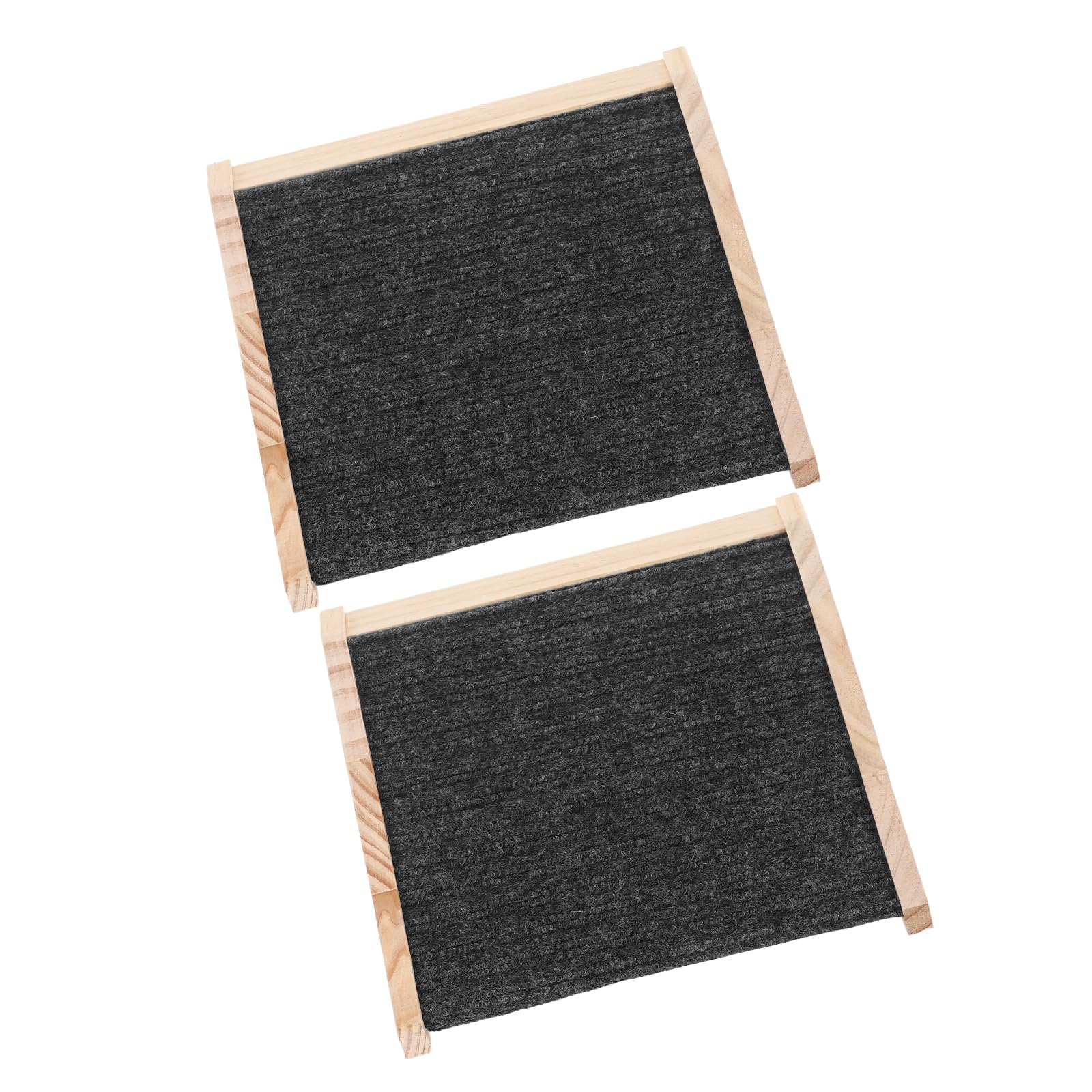 Holz Hunderampe Sanfte Steigung mit Rutschfester Oberfläche 2 Stück Schwarze Haustierrampe für Hunde und Welpen für Innenbereich und Reisen