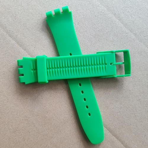 Miniatura 3 de Hijiawee Correa de silicona para Swatch de 0.67 pulgadas, 0.79 pulgadas, 0.79 pulgadas, 0.78 pulgadas, correa de repuesto impermeable para reloj