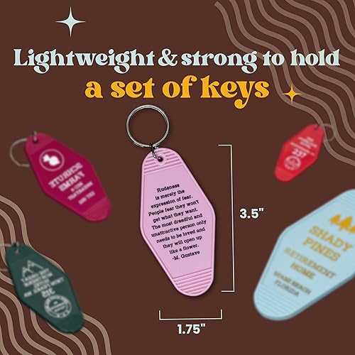 Miniatura 4 de Chillkat Llavero de hotel vintage Motel