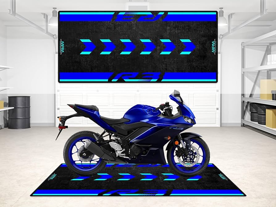 Amazon.com: wibeart MPM Motorcycle Mat for R3 – Washable Non-Slip