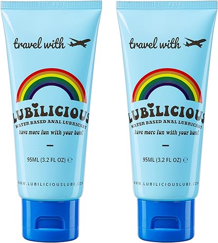 Lubricante anal Lubilcious - Lubricación personal para parejas - Lubricante sexual para parejas - Lubricante anal - Lubricante a base de agua para