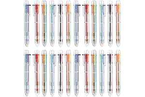Multicolor 6-in-1 Ballpoint Pens for Back to School