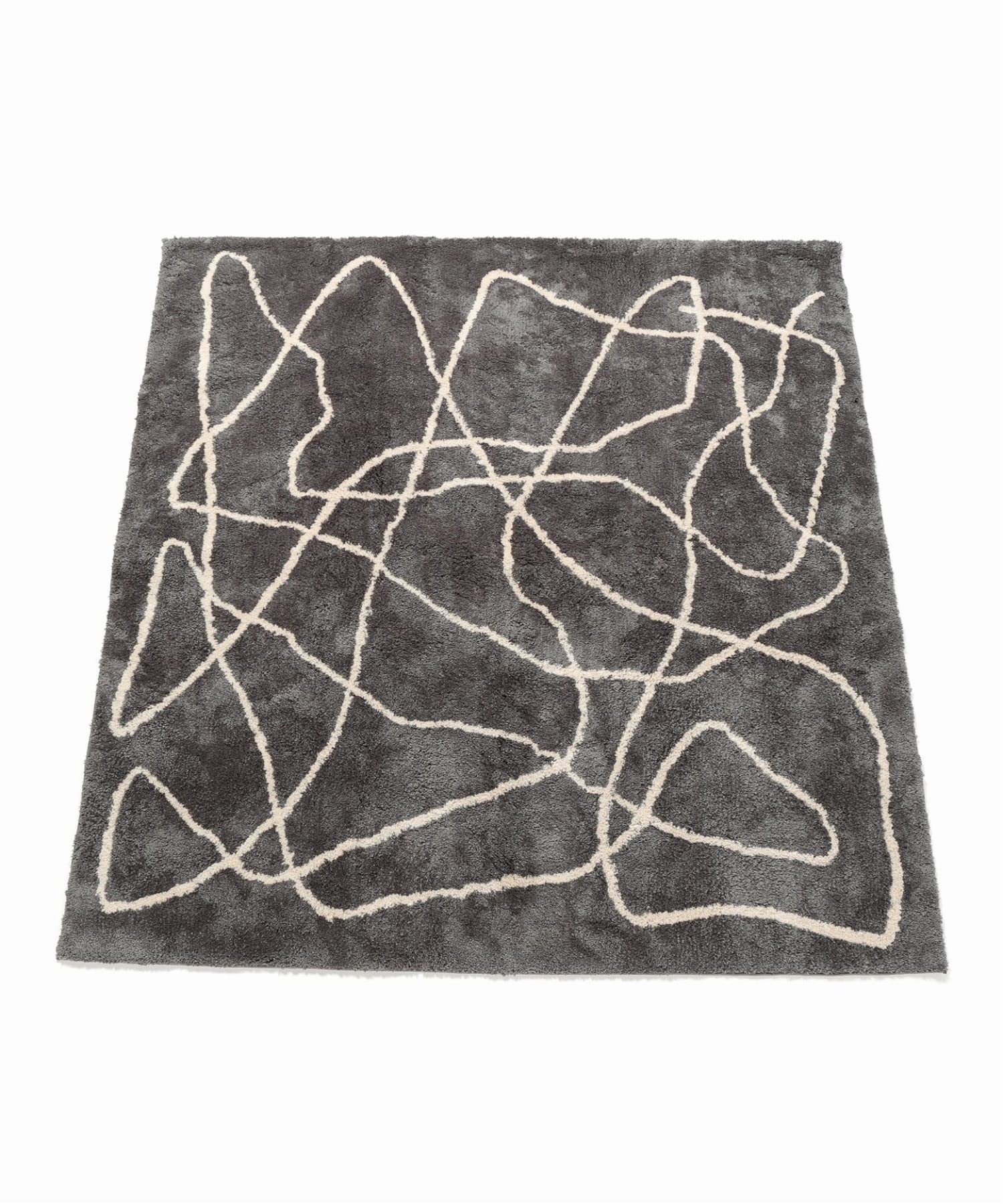 Amazon｜JOURNAL STANDARD FURNITURE ラグ FERNERO RUG グレー 200×200