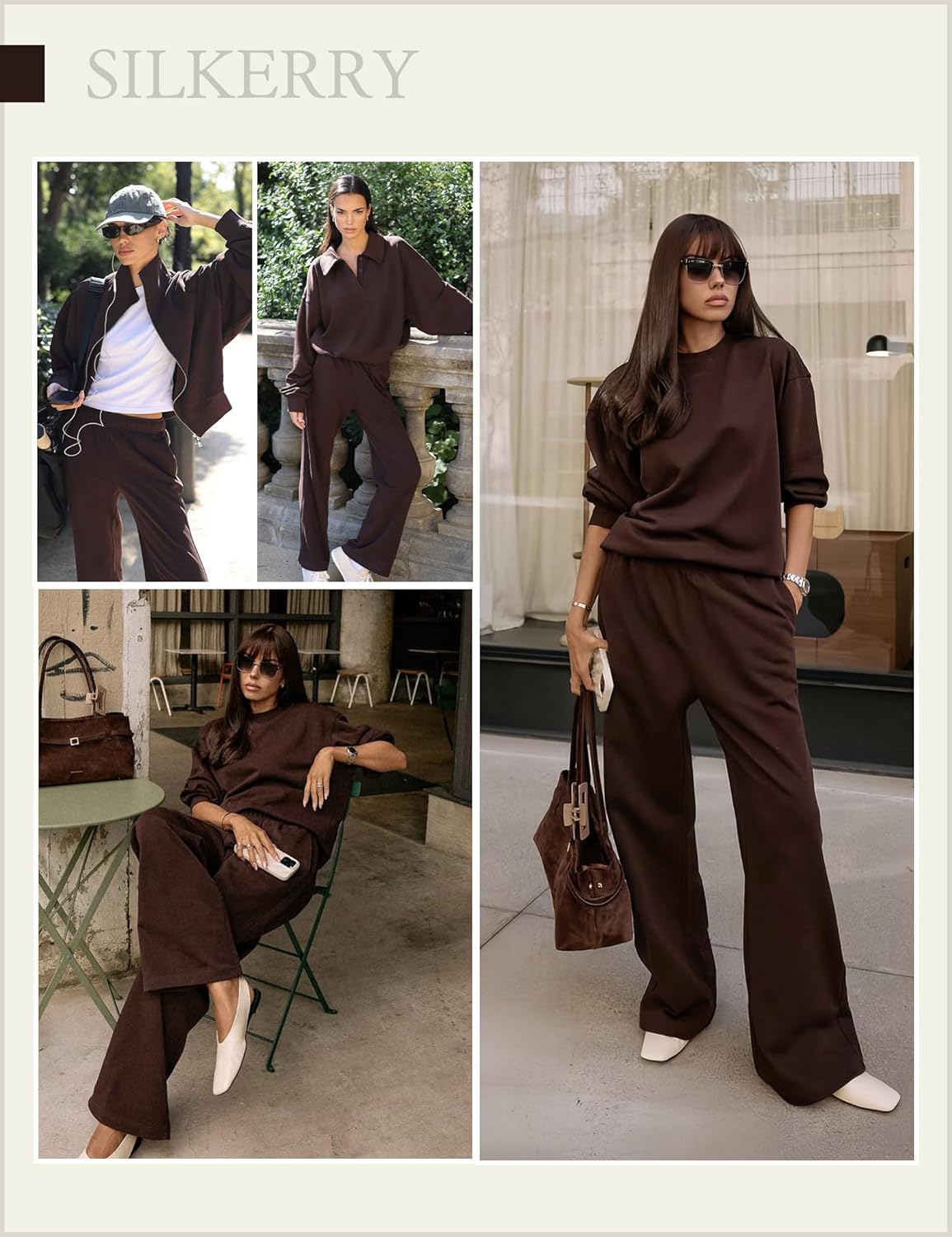 LilySilk Women Silk Terry Sweatpant Full Length Pants Ladies Trousers Elastic Waist Embroidery for Casual Sports - Image 7