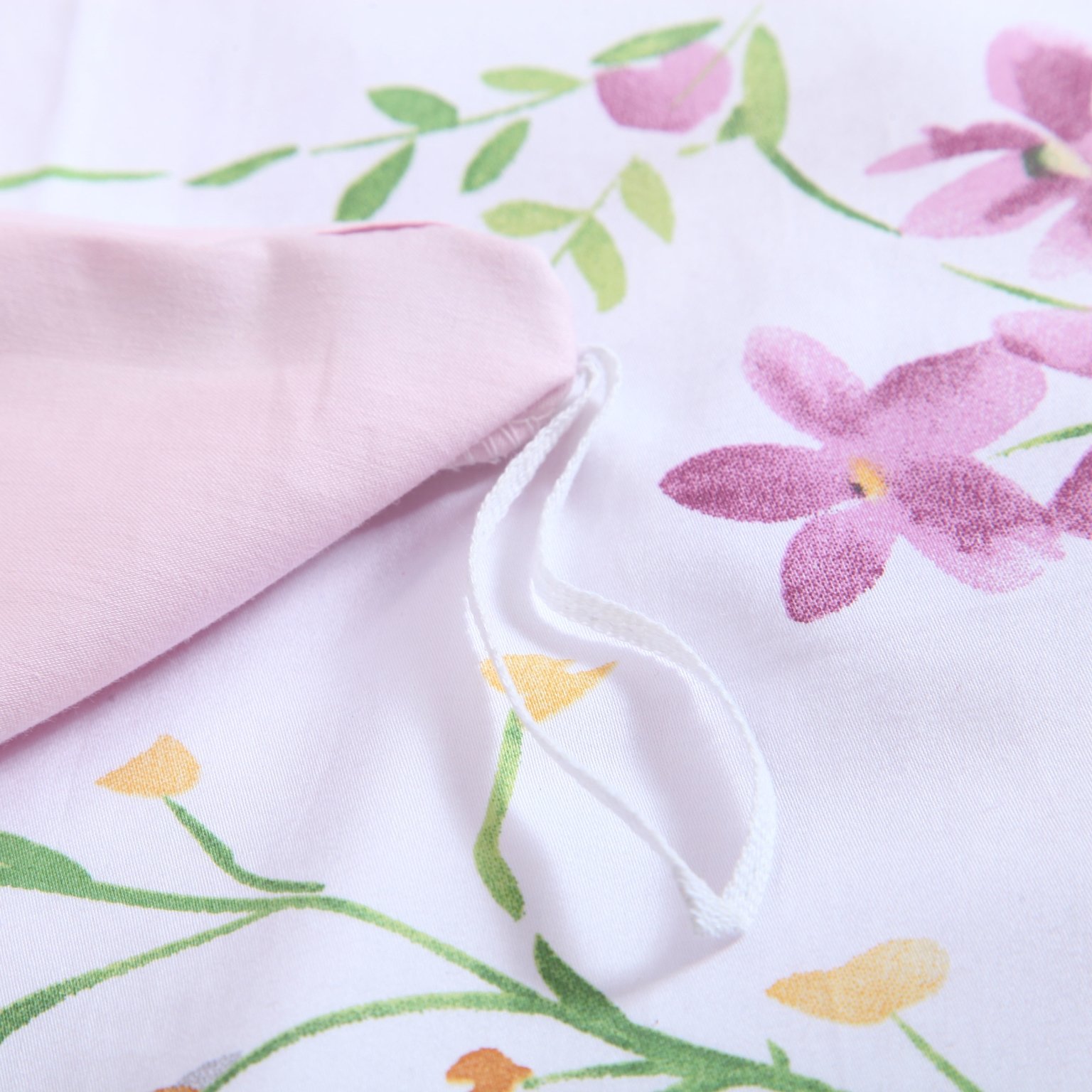 Brandream Luxus-Bettwäsche-Set, Blumenmuster, Queen-Size-Bettwäsche, weich