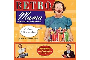 2019-2020 Retro Mama Wall Calendar Planner moms & Moms plan it