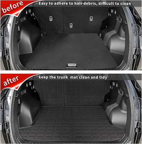 Miniatura 2 de Alfombrillas compatibles con Hyundai Tucson 2022 2023 2024, tapete de carga de elastómero termoplástico, protector de asiento trasero para todo tipo