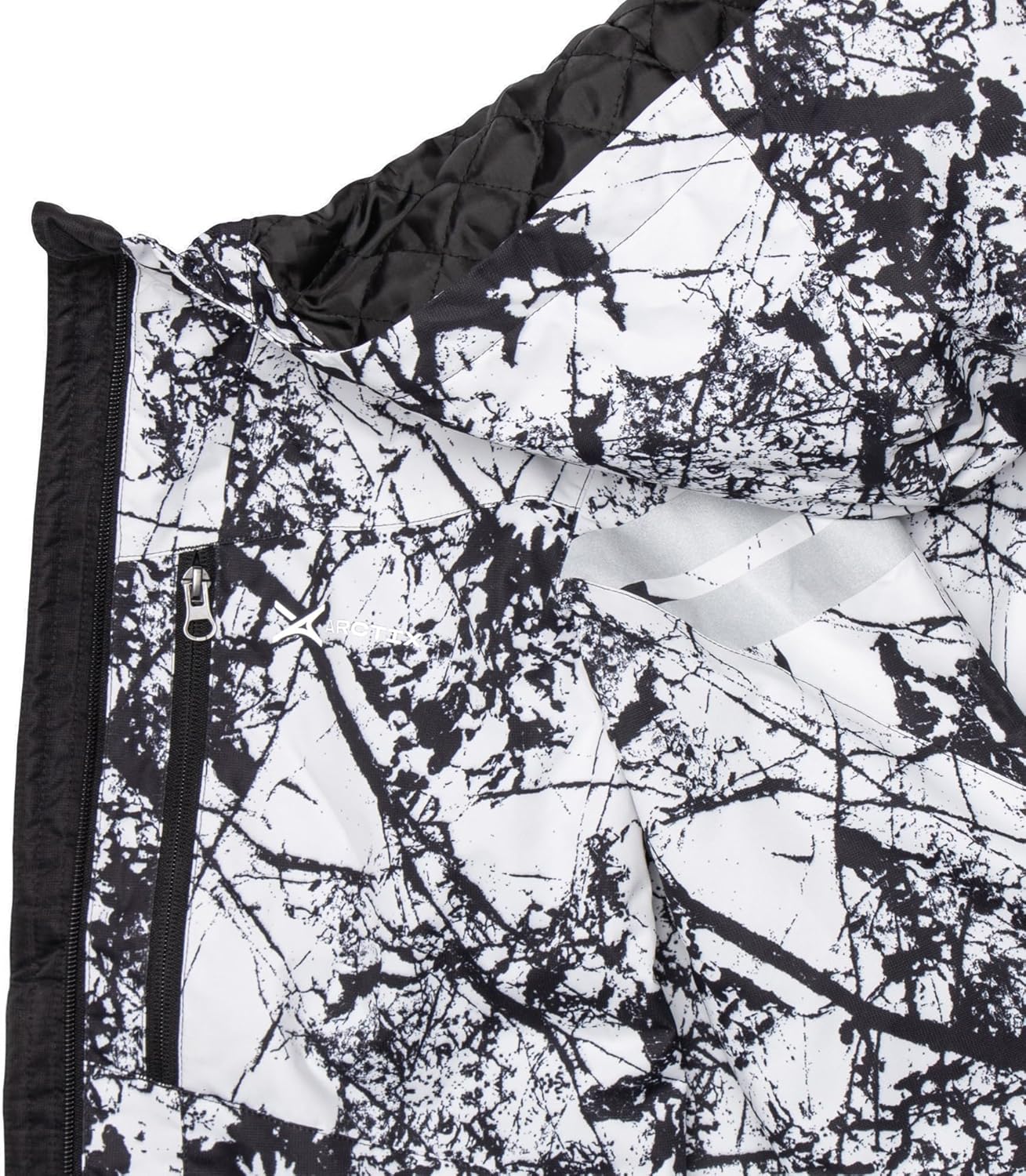 Arctix unisex-child Insulated Quilted Lining With Reflective Print Cold Weather Peak Performance Jacket - Image 4