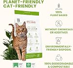 Almo Nature: Litière naturelle de chat non parfumée - 10 Lbs - Non toxique, 100% Base végétale, Clumping, Biodégradable, Compostable, pour les chats & Chatons