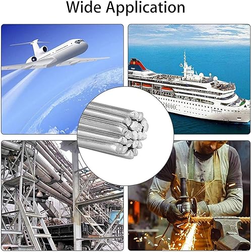 Miniatura 2 de Varilla de soldadura de aluminio de baja temperatura con núcleo de flujo de reparación de aleación de fijación fácil de soldadura de alambre de