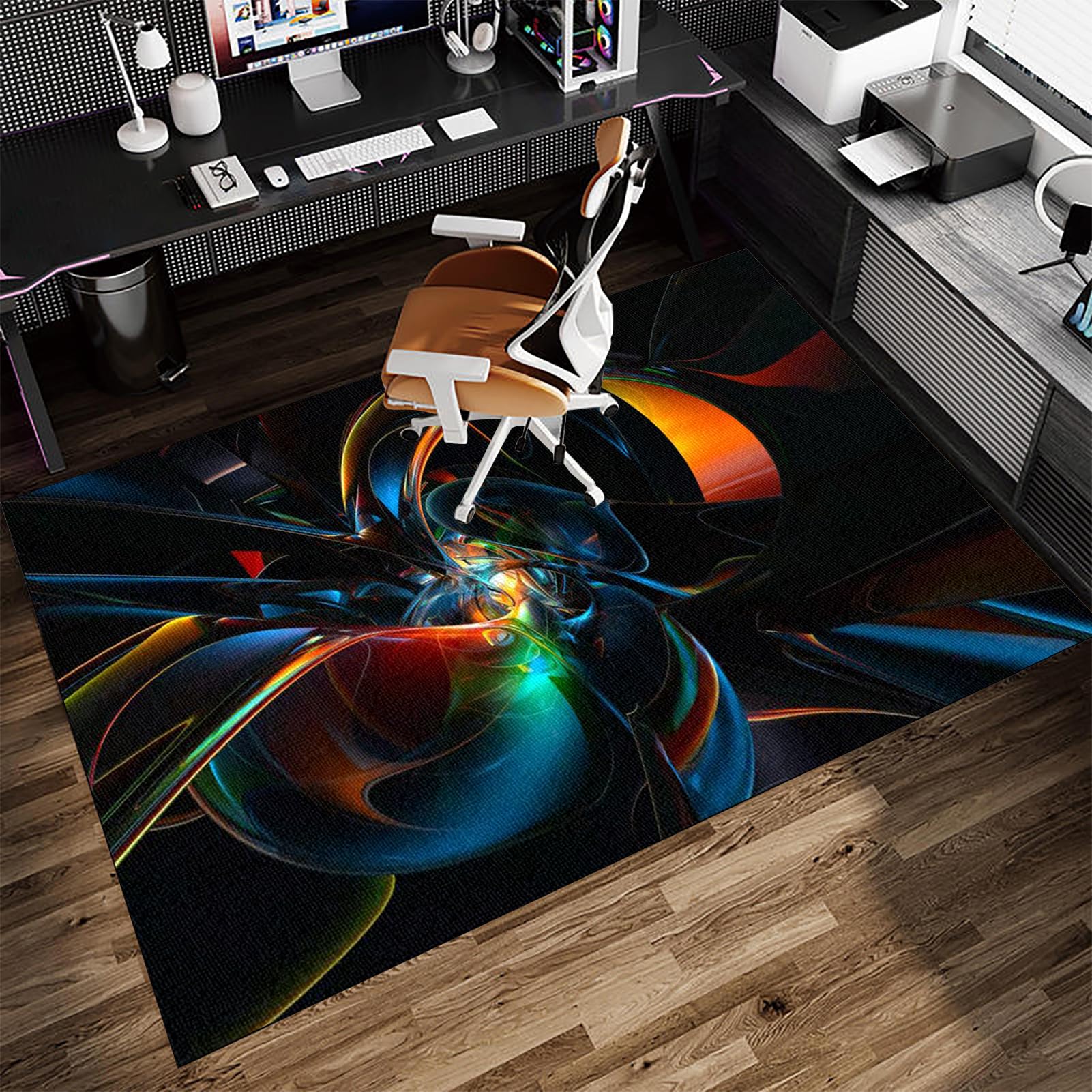 Tapis Gaming Sol Dur Tapis De Sol Chaise De Bureau 90x120cm - Antidérapant - Protection Sol - EYKWKB Decoration Gaming Tapis Gaming Sol Dur Tapis De Sol Chaise De Bureau 90x120cm - Antidérapant - Protection Sol - EYKWKB Decoration Gaming