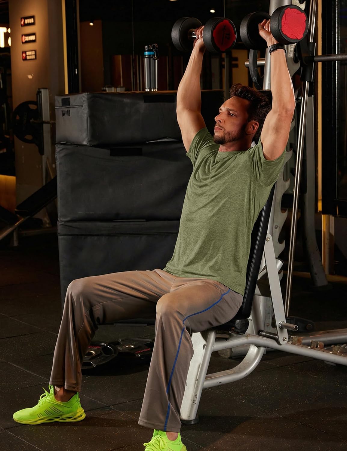 MAGCOMSEN Mens Workout Shirts Dry Fit Athletic Short Sleeve Tshirts Moisture Wicking Gym Running Performance Shirt - Image 3