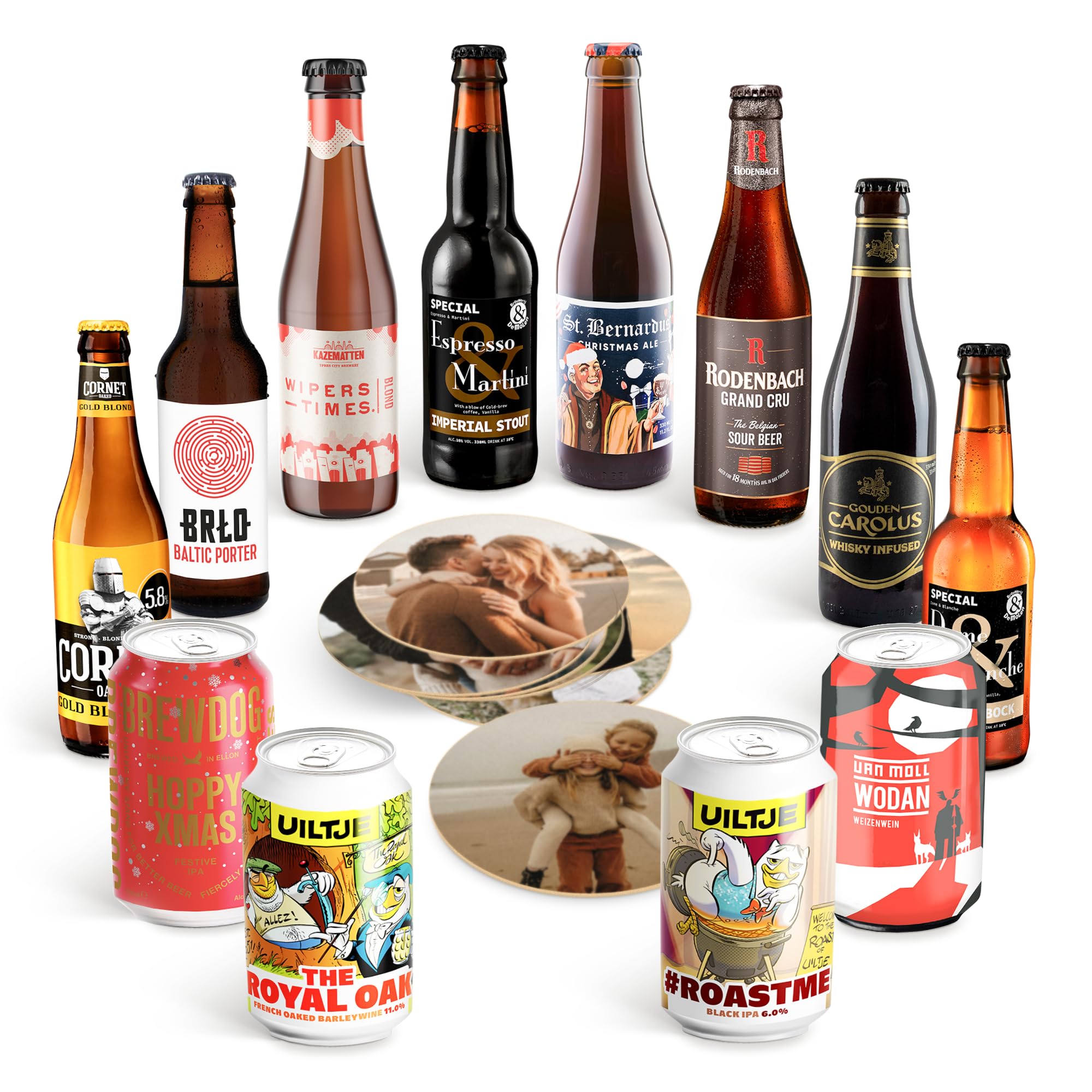 Personalisiert Bier Adventskalender 2025 - Bierkalender mit 12 Bieren aus Europa, Adventskalender Männer mit Alkohol, perfekte Geschenkidee