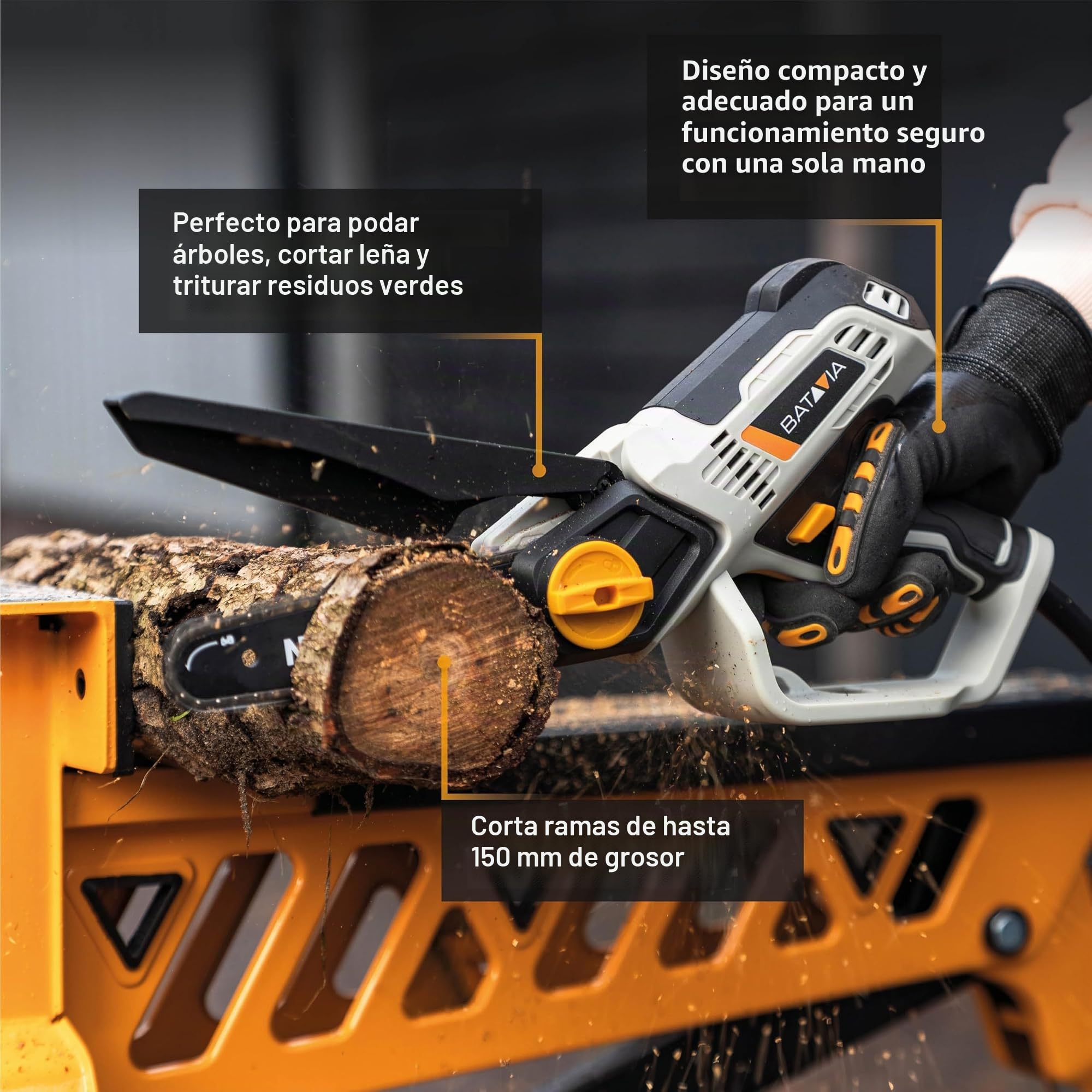 NEXXSAW Mini Motosierra 230 | en el cable