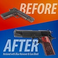 Vista 7 de Blue Wonder Gun Black - Kit de reacabado de armas de fuego de 2 onzas más sistema de extracción azul de 2 partes con cepillo