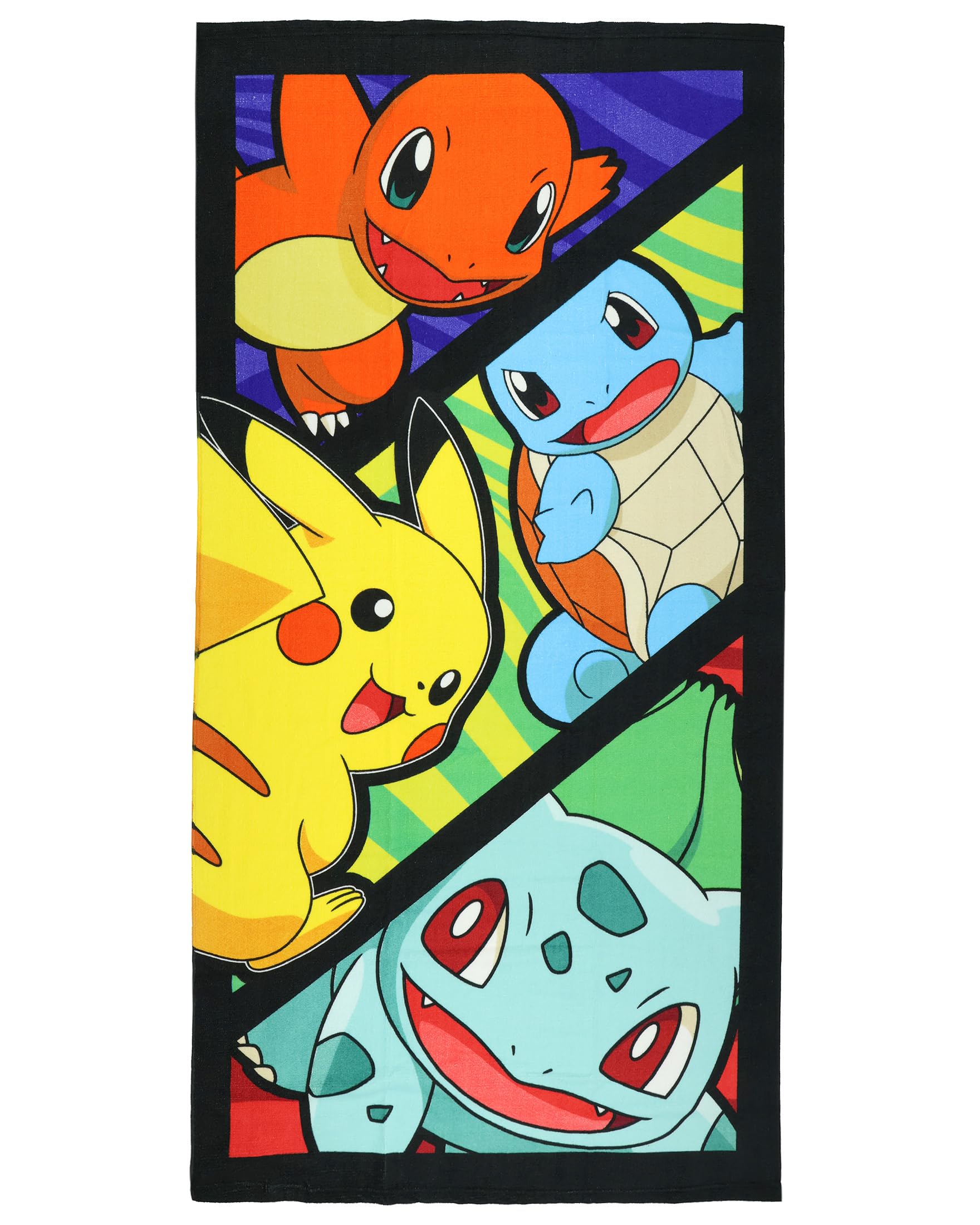 Amazon.co.jp: NORTHWEST ポケモン ビーチタオル ピカチュウ ヒトカゲ