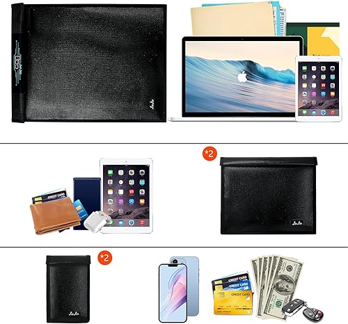 Miniatura 5 de Bolsas Faraday, bolsa Faraday para teléfonos y tabletas, jaula Faraday, protector de llavero Faraday, emisión de señal de teléfono celular, bolsa