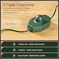 Vista 4 de Best Choice Products - Árbol de Navidad artificial, de 6 pies, iluminado previamente, con nieve, para casa, oficina, decoración de fiesta, 250 luces