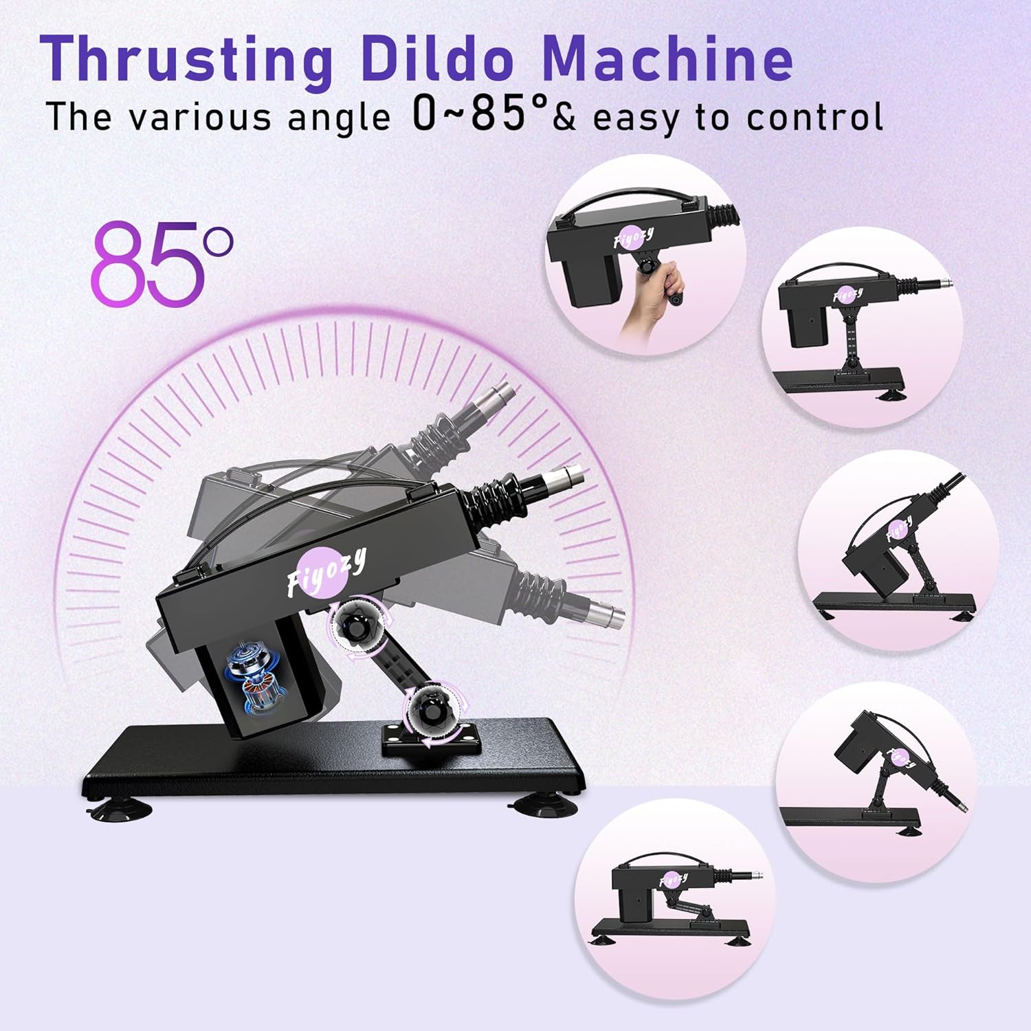 Sex Machine Automatic Dildo Machine for Women, Thrusting Sex Toys Fuck Machine with Remote Controller, Masturbation Machine Realistic Dildos with 3xlr Connector Adult Toys Vagina Anal Sex Stimulation