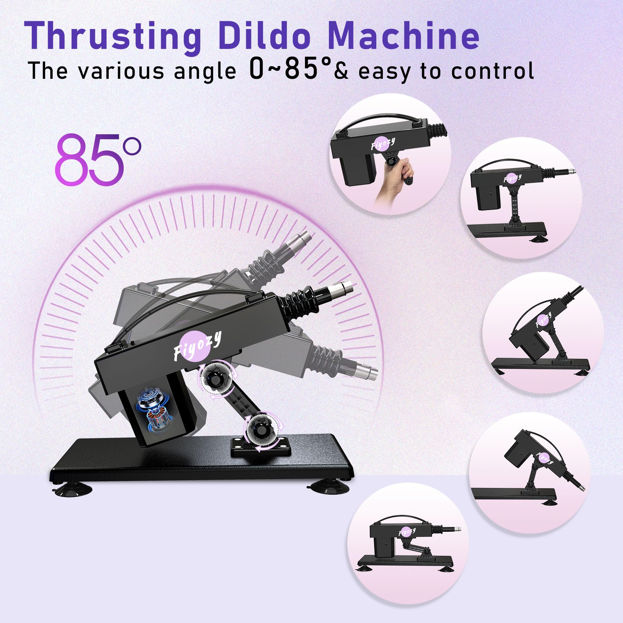 Sex Machine Automatic Dildo Machine for Women, Thrusting Sex Toys Fuck Machine with Remote Controller, Masturbation Machine Realistic Dildos with 3xlr Connector Adult Toys Vagina Anal Sex Stimulation: 7 SETS