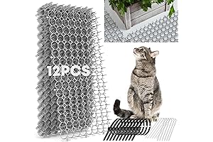 12 Pack Scat Mat for Cats: Feline-Friendly Garden Protectors
