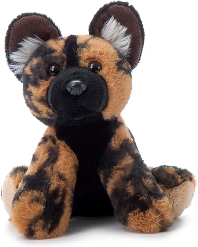 The Petting Zoo Floppy - Peluche de perro salvaje africano, regalos para niños, animales salvajes de la vida silvestre, juguete de peluche para disponible en Yaxa Guatemala