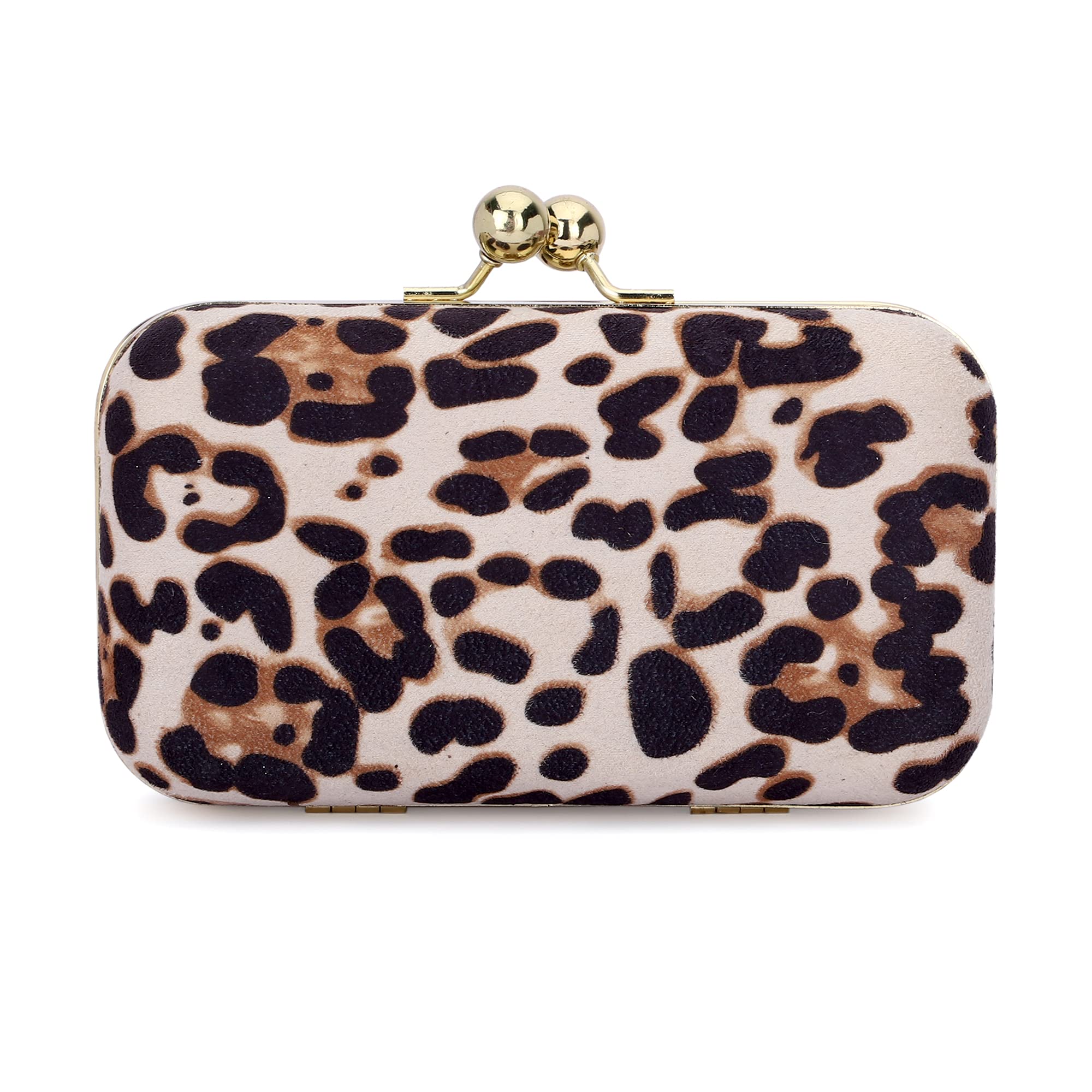 Dual Shimmer Beautiful Metallic Box Clutch Bag Purse for Bridal, Casual, Wedding Bag for Women & Girls for Women & Girls-image-3
