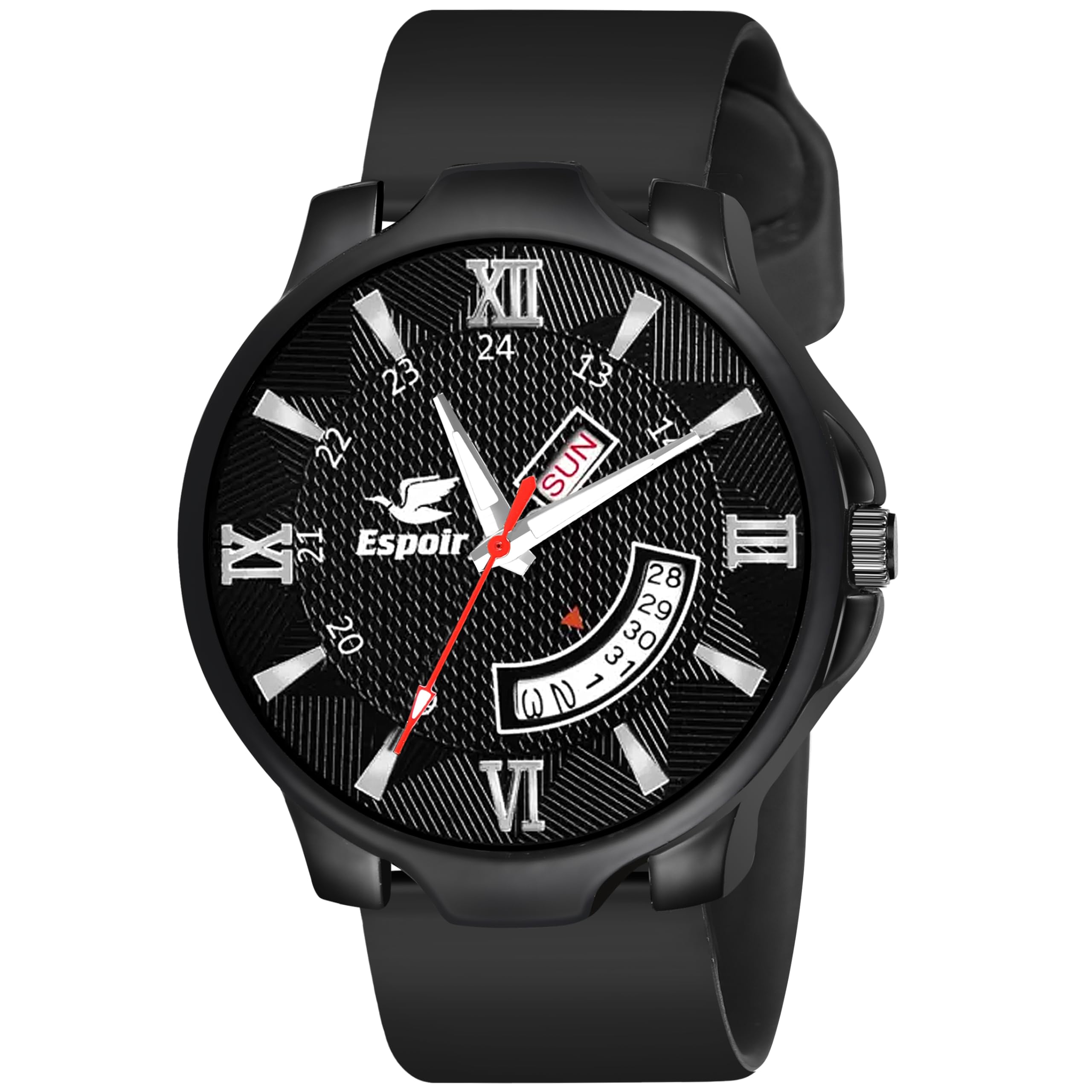 Espoir Day and Date Smart Watch Strap Silicone Mens Watch - Silicone Hammer (B0D1N5CNMX) Amazon Price History, Amazon Price Tracker