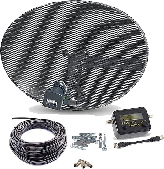 Sky/Freesat HDR Satellite Dish DIY Self Installation Kit,Latest Dish