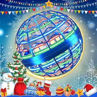 Flying Orb Ball Toys 2023 ,Galactic Fidget Spinner Ball Hover Orb Ball Magic Ball Flying Fidget Spinner Flying Ball Toy 360 Rotating for Boys Girls Adults Christmas Birthday Festival Gifts
