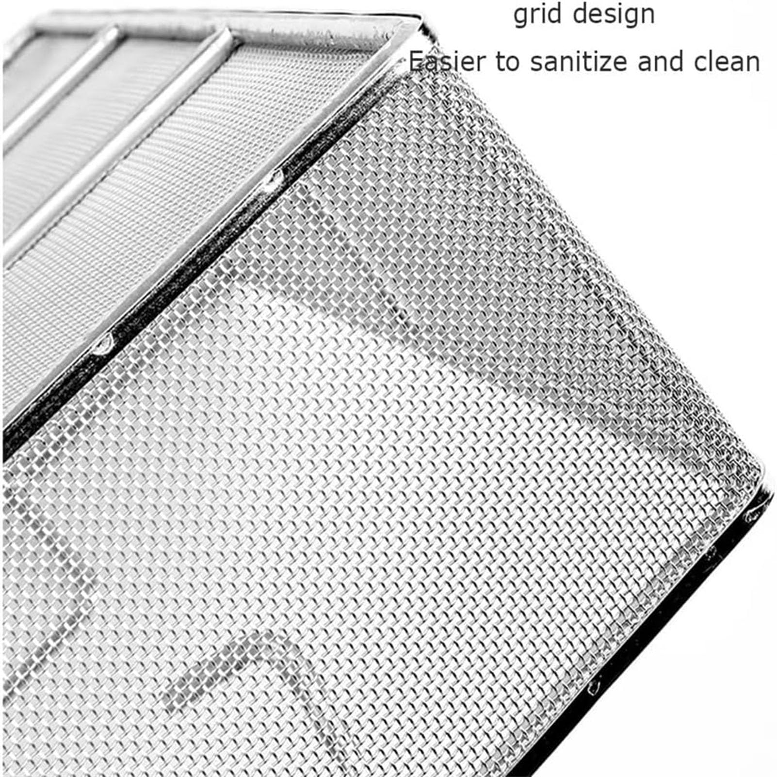Medizinische Instrumente Edelstahl Sterilisation Korb Tray Case Box, 304 Edelstahl Mesh mit einziehbaren Griff, Ultraschallreiniger Korb, 50 * 40 * 20cm