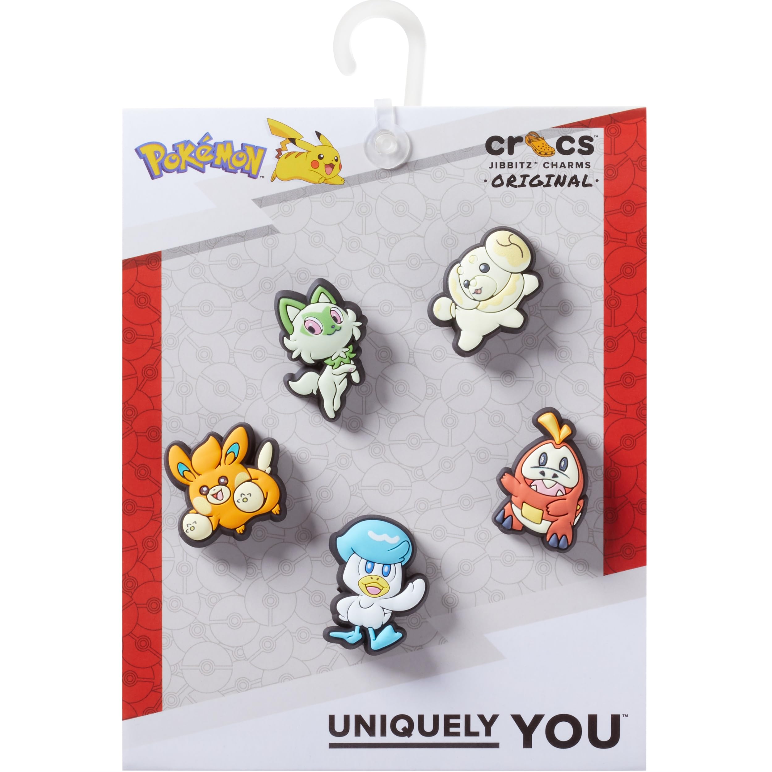 Crocs Jibbitz Pokémon zawieszki do butów, Paldea, 5-Pack