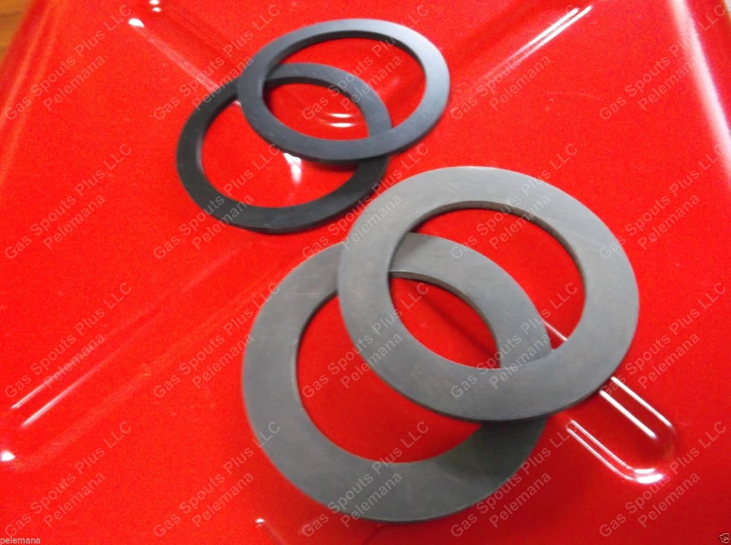 4 New Jerrycan Rubber Nitrile Gaskets Total = 2 Jerry SPOUT