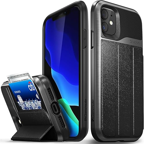 Vista 30 de Vena vCommute - Funda tipo cartera compatible con Apple iPhone 11 Pro Max (6.5 pulgadas 2019), (protección contra caídas de grado militar) con tapa