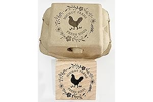 Egg Carton Stamps for Fresh Farm Eggs