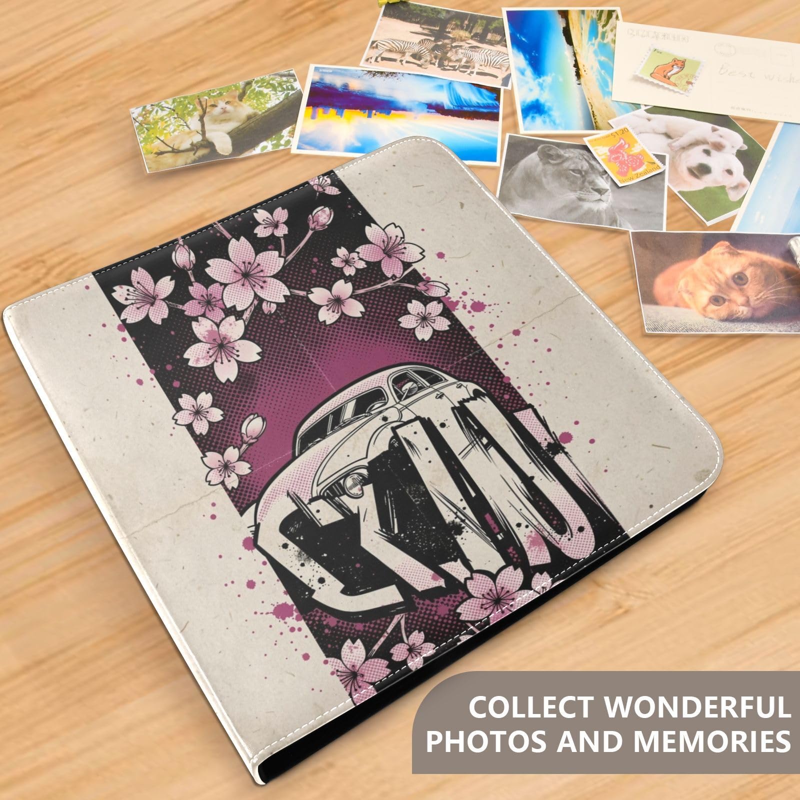 Kwiat wiśni skóra PU okładka album fotograficzny