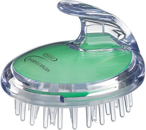 KENT SH1 - Champúacondicionador, masaje del cuero cabelludo y cepillo húmedo para ducha para el crecimiento del cabello, 42 cerdas de goma suave (3