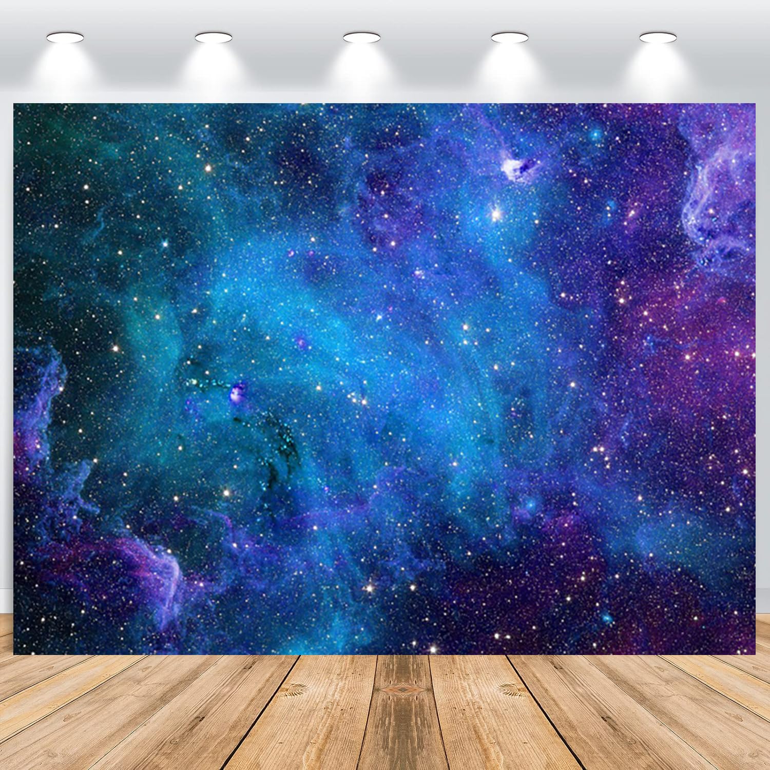 Yeele Fotohintergrund Galaxie – 3x2,4 M, Vinyl, Mit Galaxienebel & Sternen, Für Studio, Party, Dekoration