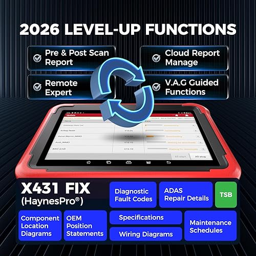 Vista 8 de 2026 NEW LAUNCH X431 PROS V5.0 Bidirectional Scan Tool, Free Update, ECU Online Coding, CANFD&DOIP, FCA AutoAuth, V.A.G Guide, 37+ Reset for All