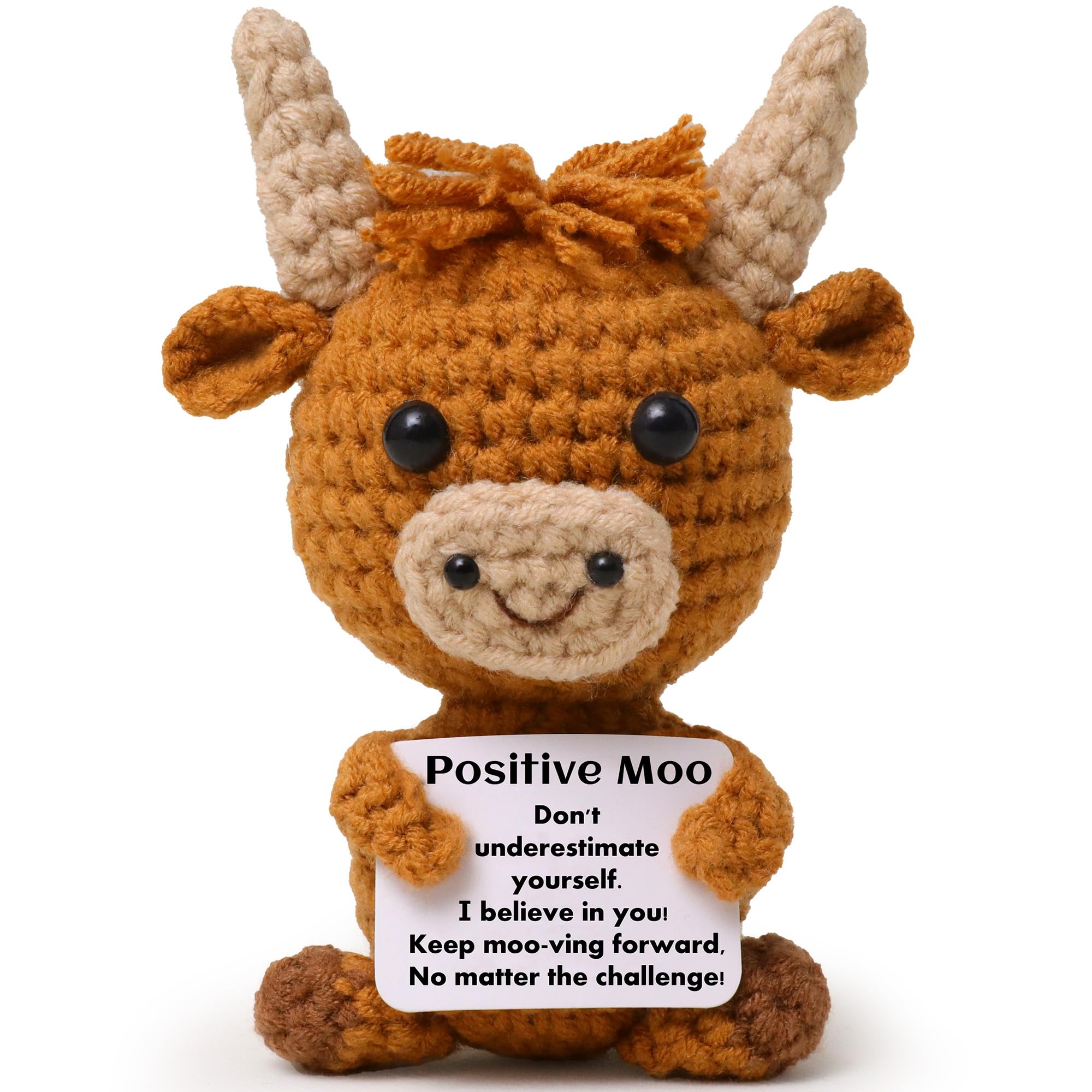 Amazon.com: Mini Funny Highland Cow Crochet Gifts, Knitted Wool