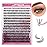 DIY Eyelash Extension Large Tray 10D 20D 30D 40D Cluster Lashes Mixed Tray Natural Long Mink Individual Lashes Reusable False Eyelashes Extension (20D-0.07-C, 8-16mm)
